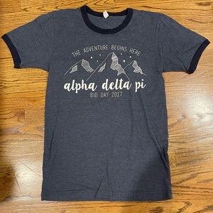 Alpha Delta Pi Blue Bid Day Tee